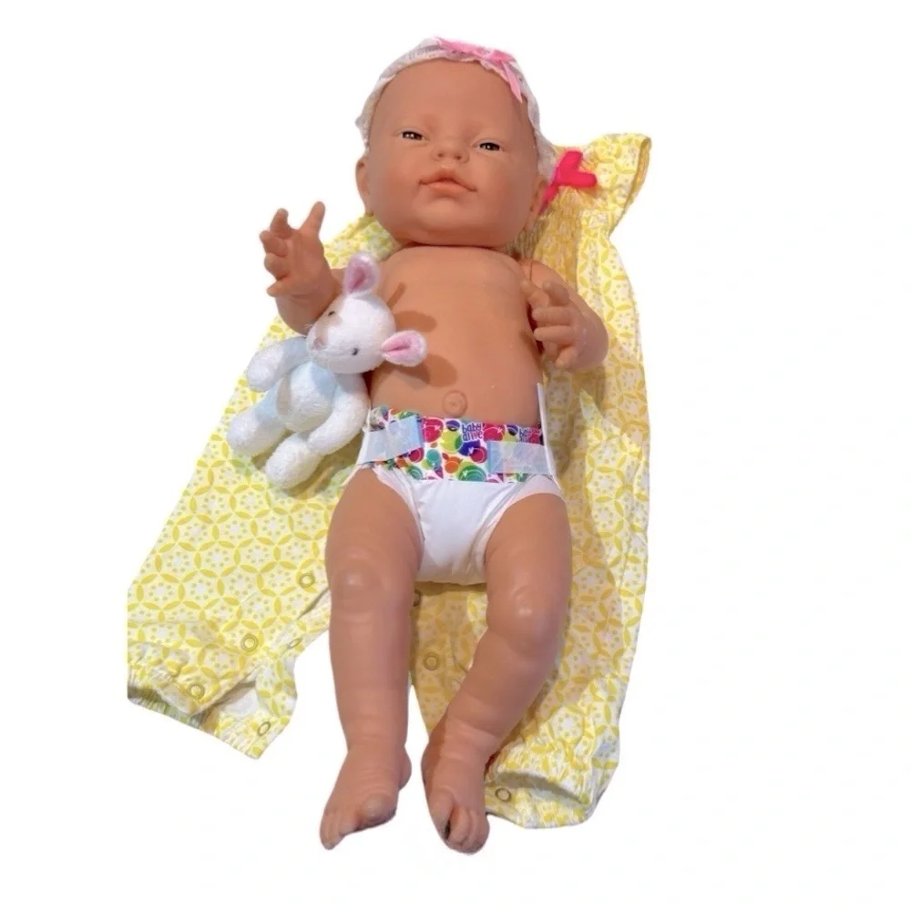 Vintage 1980s‎ BERJUSA Baby Doll Newborn Baby Girl